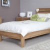 Scandic Solid Oak Furniture Slatted 4ft6 Double Bed